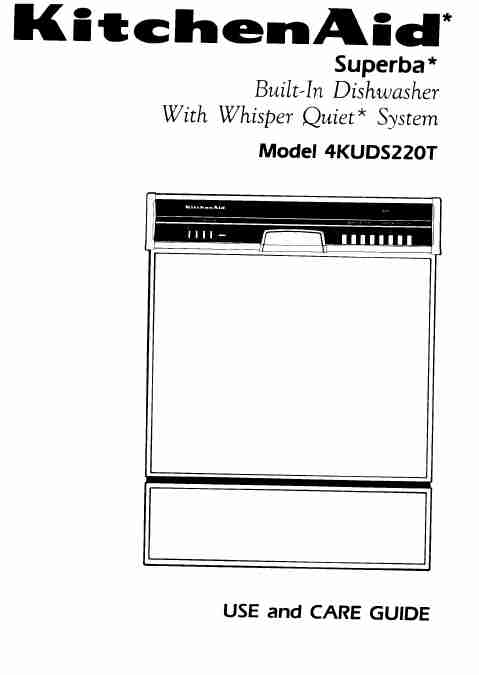 KitchenAid Dishwasher 4KUDS220T-page_pdf